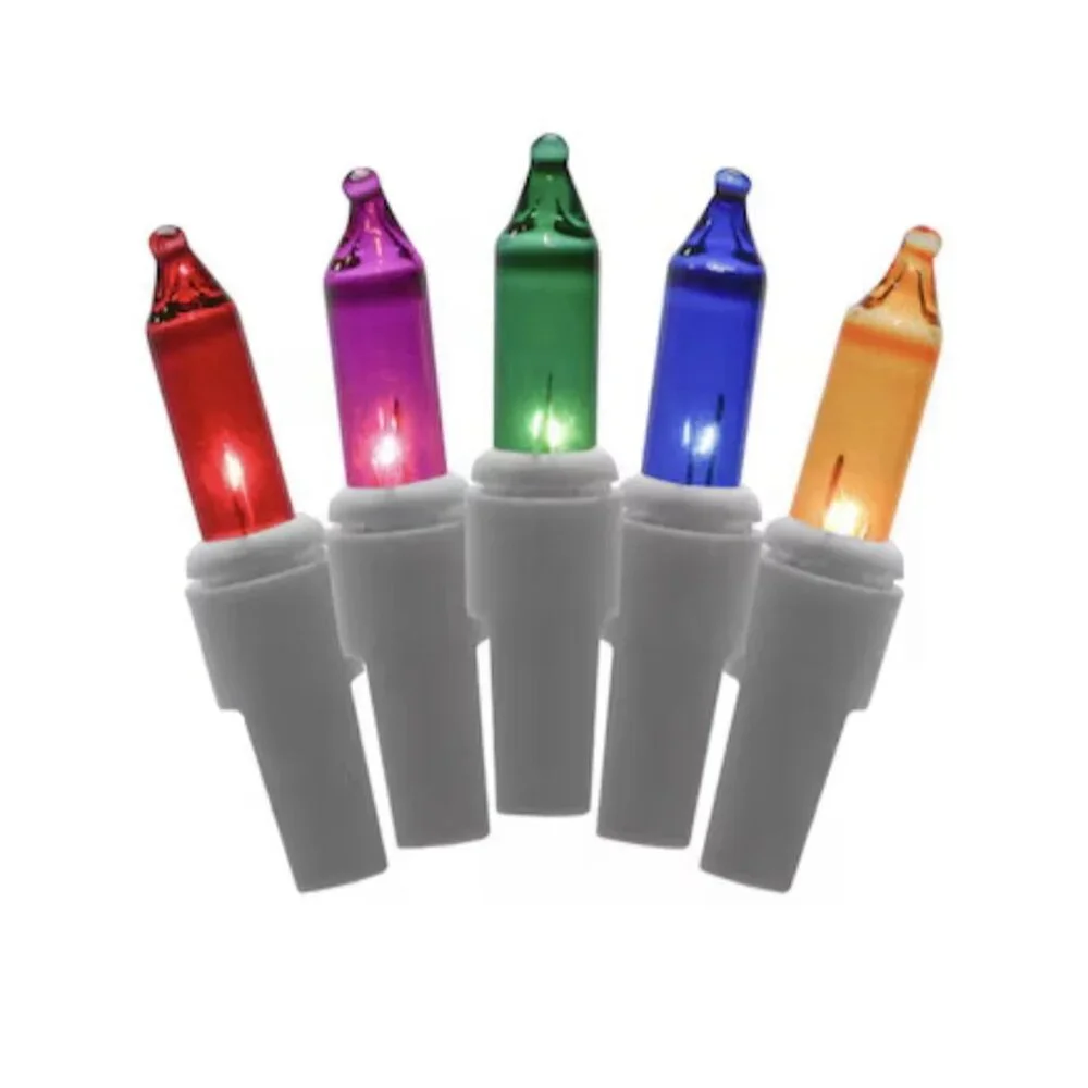300 GE Multi-Color String-A-Long Icicle Style Lights (Lot Of 2) 600 Lights NEW